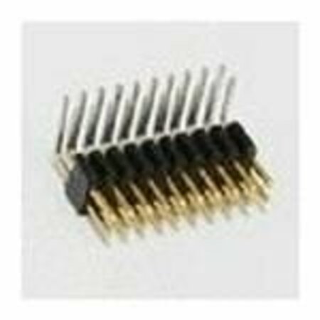FCI Board Connector, 16 Contact(S), 2 Row(S), Male, Right Angle, 0.05 Inch Pitch, Solder Terminal,  20021112-00016T1LF